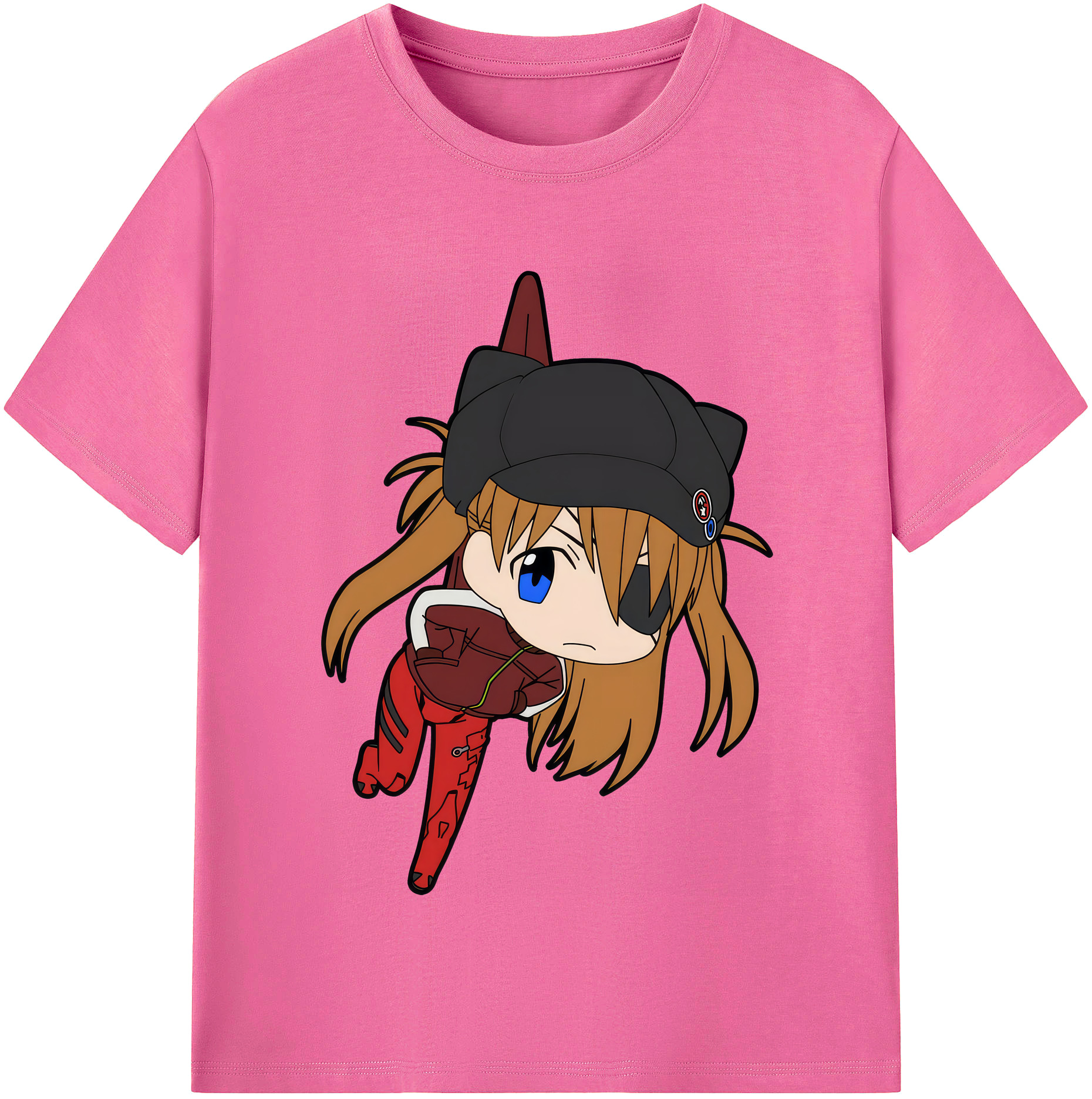 （画像用） EVA 新世紀エヴァンゲリオン レディースカジュアルプリントTシャツ（綿100％）